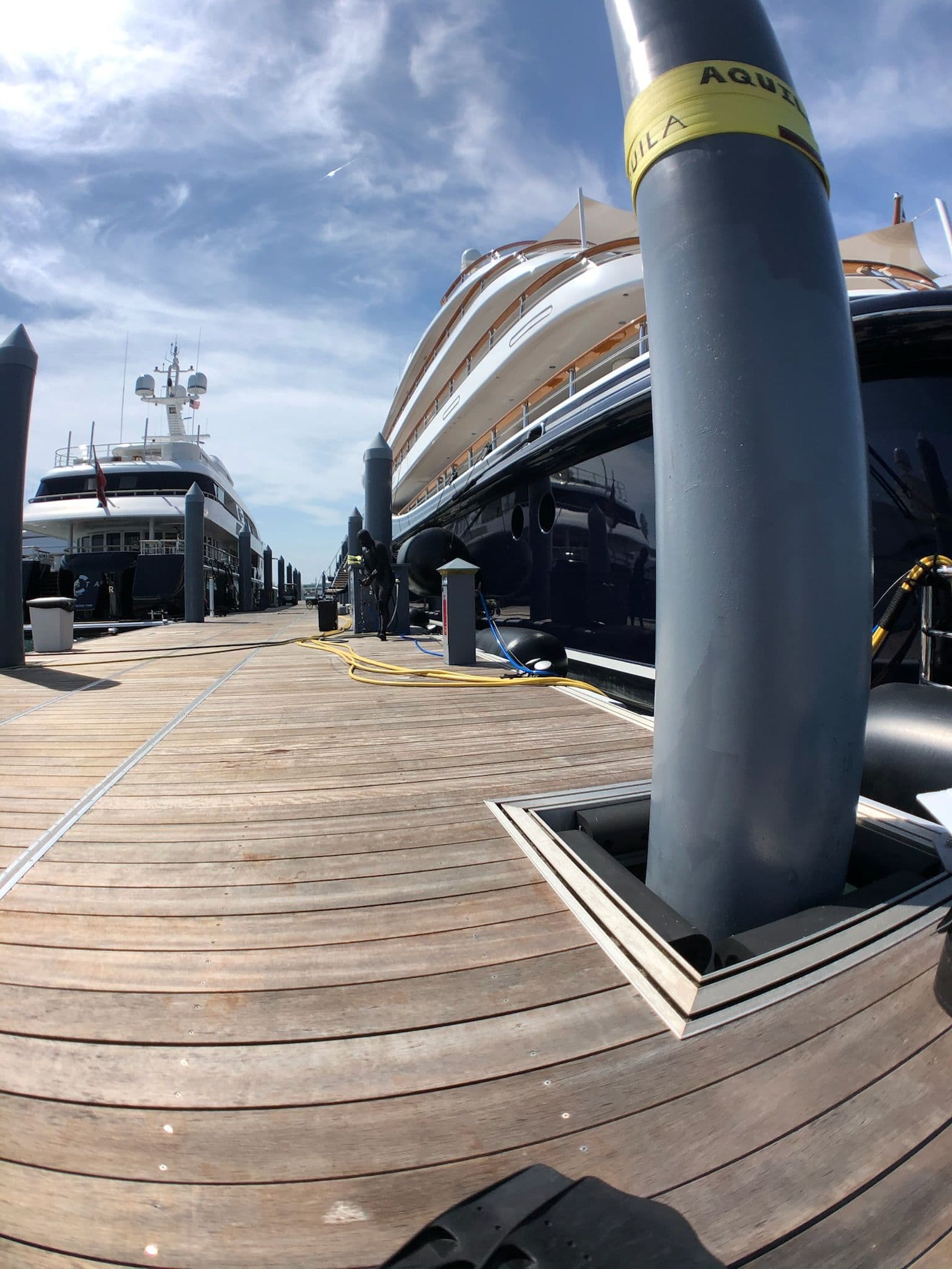 Luxury Yacht Cleaning at Island Gardens Marina image