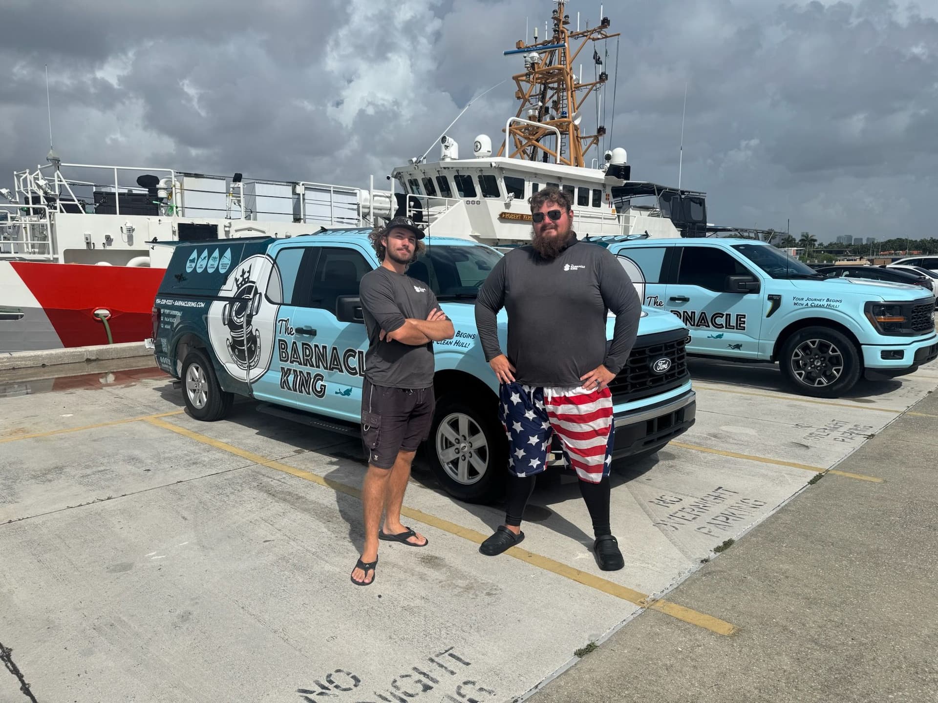 Expert Hull Cleaners at Miami Coast Guard Station image